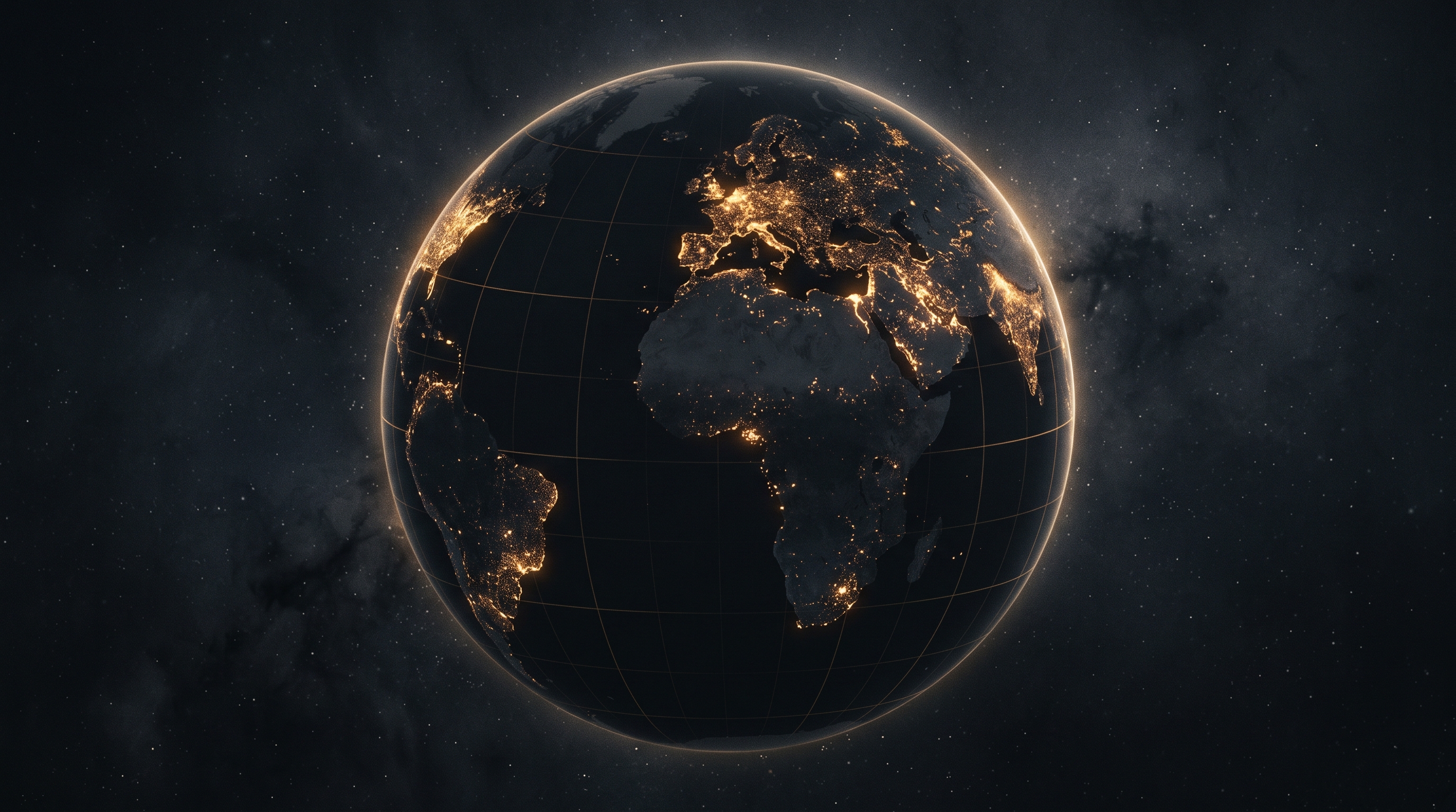 Stylized dark world map illustrating how December 31 ends at different times across global time zones
