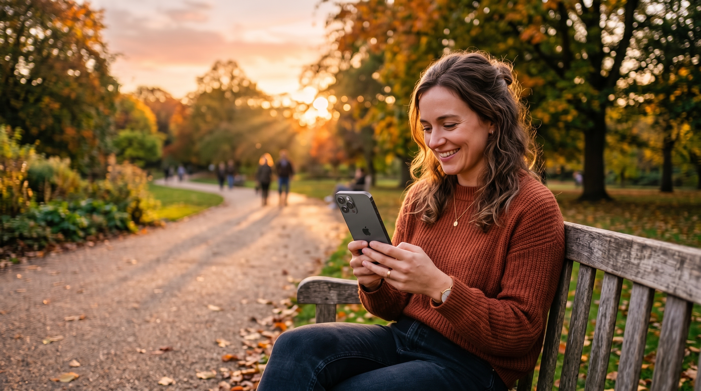 Person checking a habit-tracking app on their phone showing a multi-year streak count